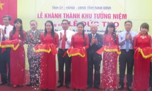 Khánh thành khu tưởng niệm đồng chí Lê Đức Thọ